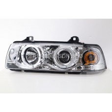 BMW E36 Chrome Projector Headlamp w Ring